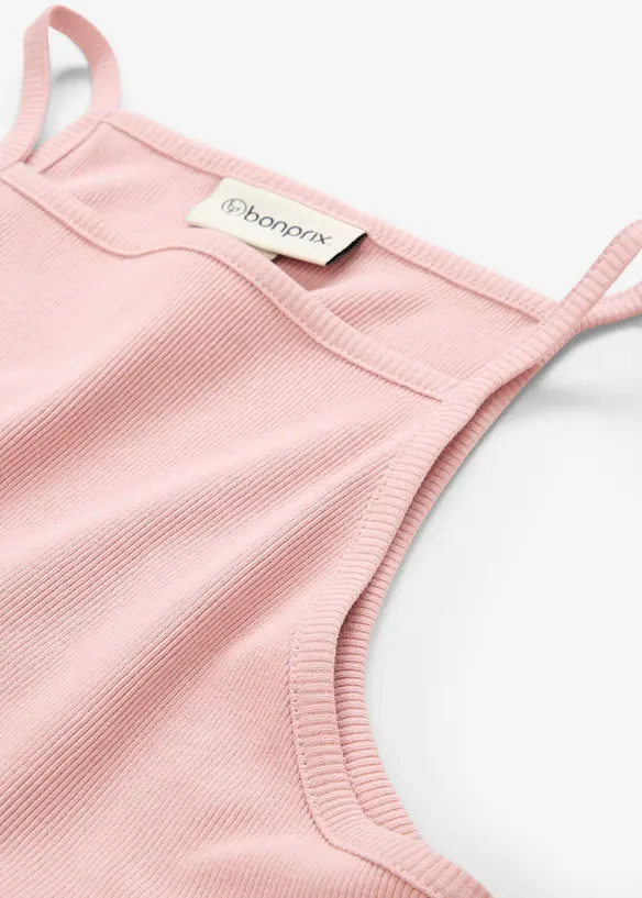 Top côtelé 100% coton, bonprix