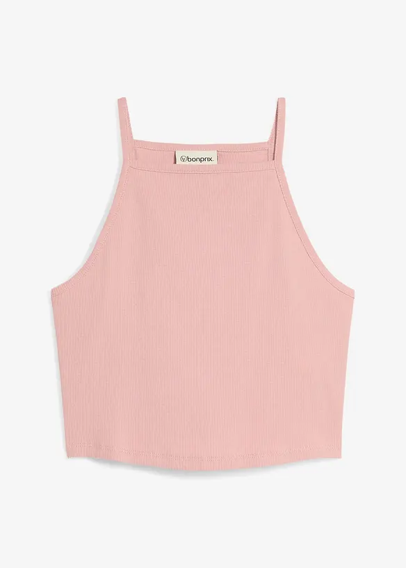 Top côtelé 100% coton, bonprix