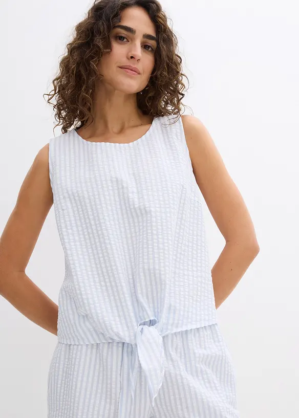 Top blouse 100% coton, bonprix