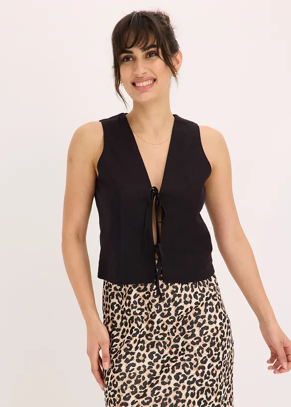 Gilet sans manches à nouettes, bonprix