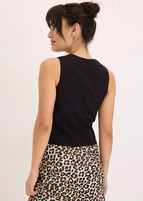 Gilet sans manches à nouettes, bonprix