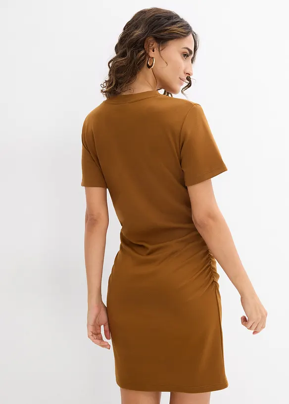 Robe froncée en jersey, bonprix