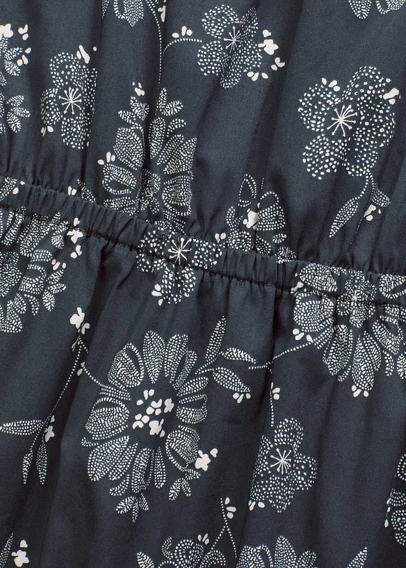 Robe midi &agrave; manches bouffantes, bonprix