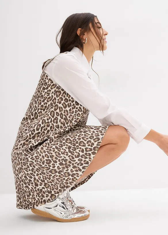 Robe courte en coton extensible, bonprix