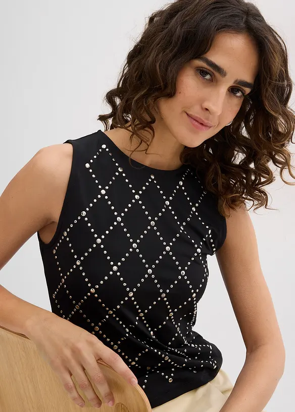 D&eacute;bardeur &agrave; rivets, bonprix