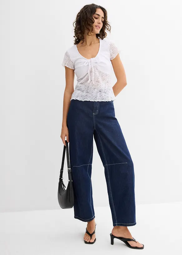 T-shirt en dentelle, bonprix