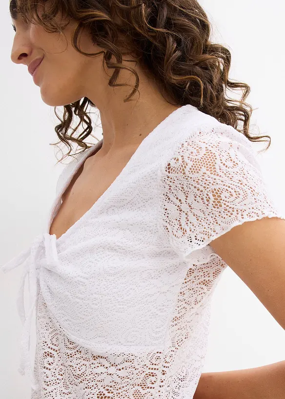 T-shirt en dentelle, bonprix