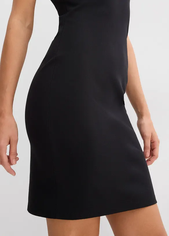 Robe à fines bretelles avec bordures contrastantes, bonprix