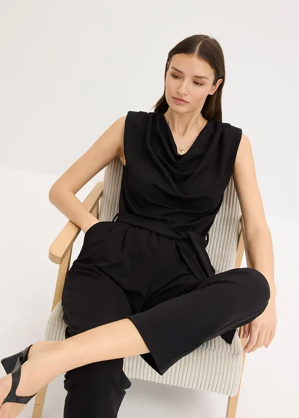 Combinaison en jersey avec épaulettes, bonprix