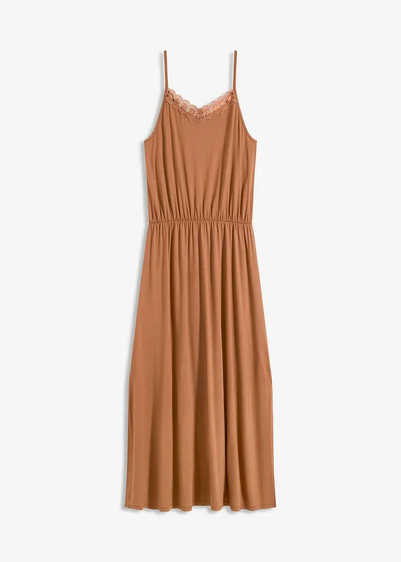 Robe en jersey avec dentelle, bonprix