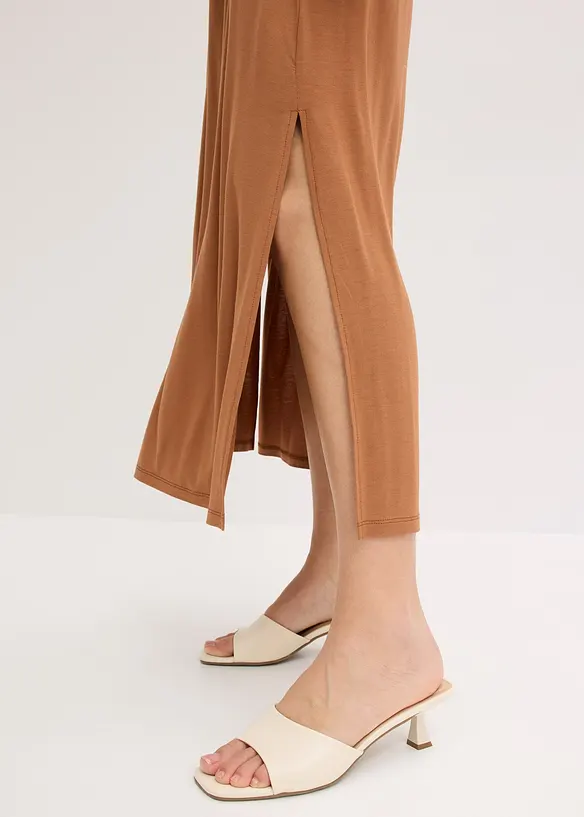 Robe en jersey avec dentelle, bonprix