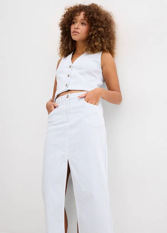 Jupe en jean, bonprix