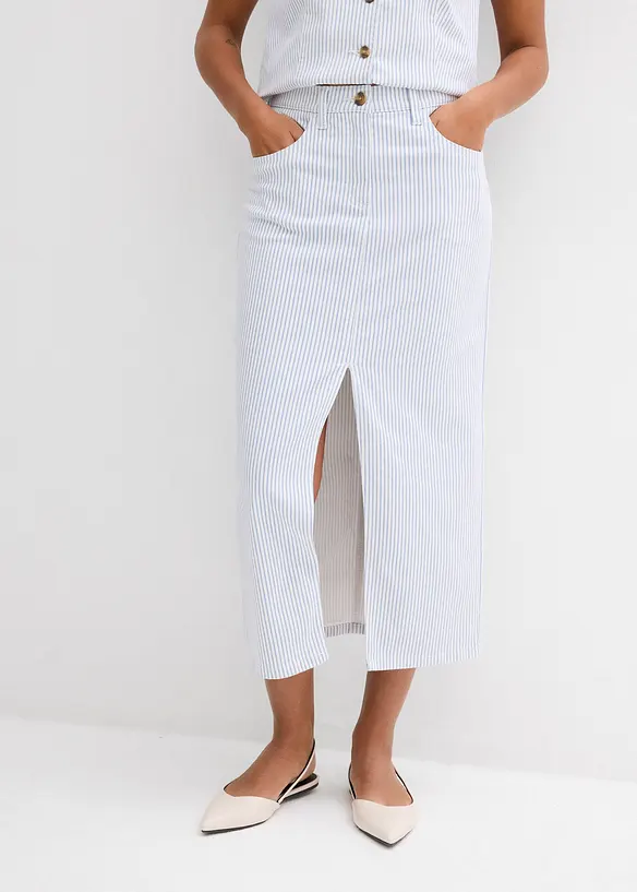 Jupe en jean, bonprix