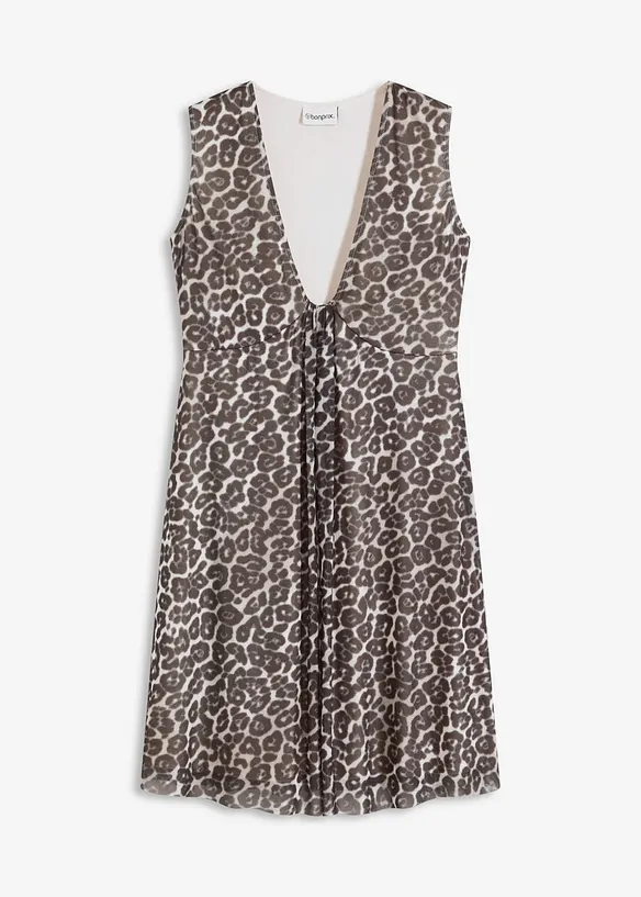 Robe courte en mesh, bonprix