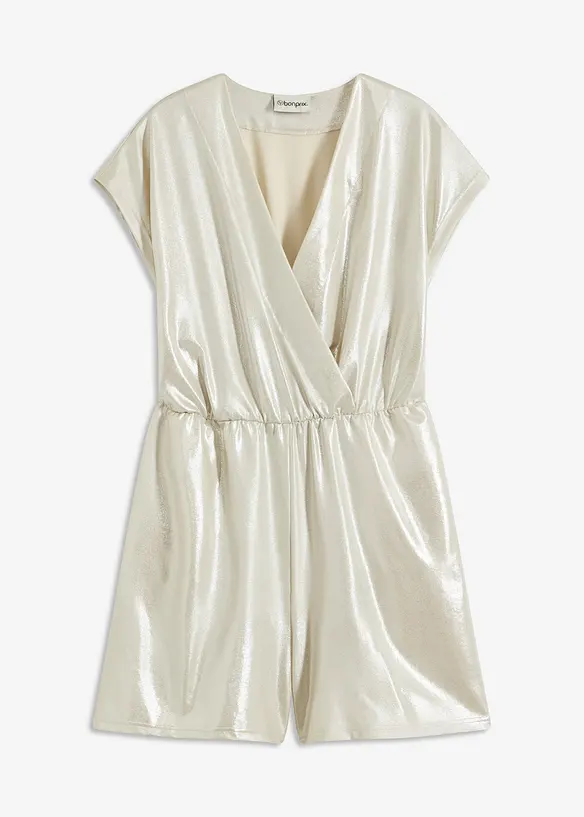 Combishort en jersey &agrave; encolure en V, bonprix