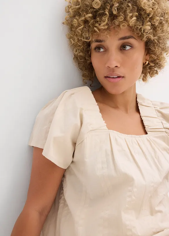 Tunique-blouse en seersucker coton, bonprix