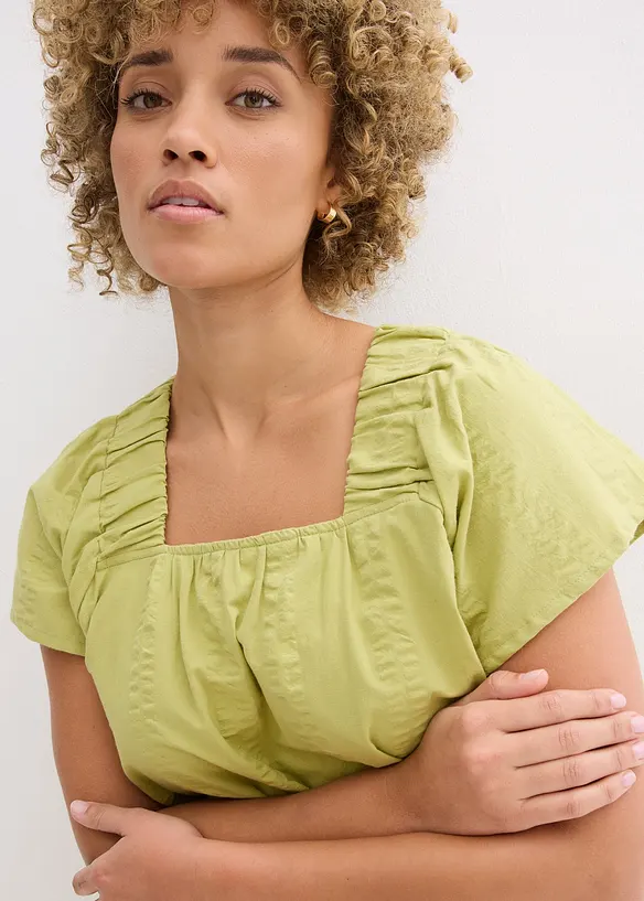 Tunique-blouse en seersucker coton, bonprix