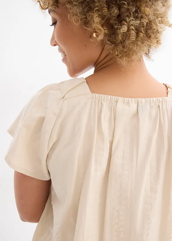 Tunique-blouse en seersucker coton, bonprix