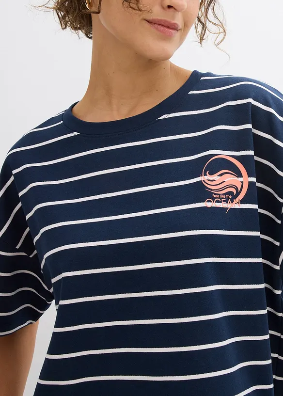 Sweat doux en coton m&eacute;lang&eacute;, bonprix