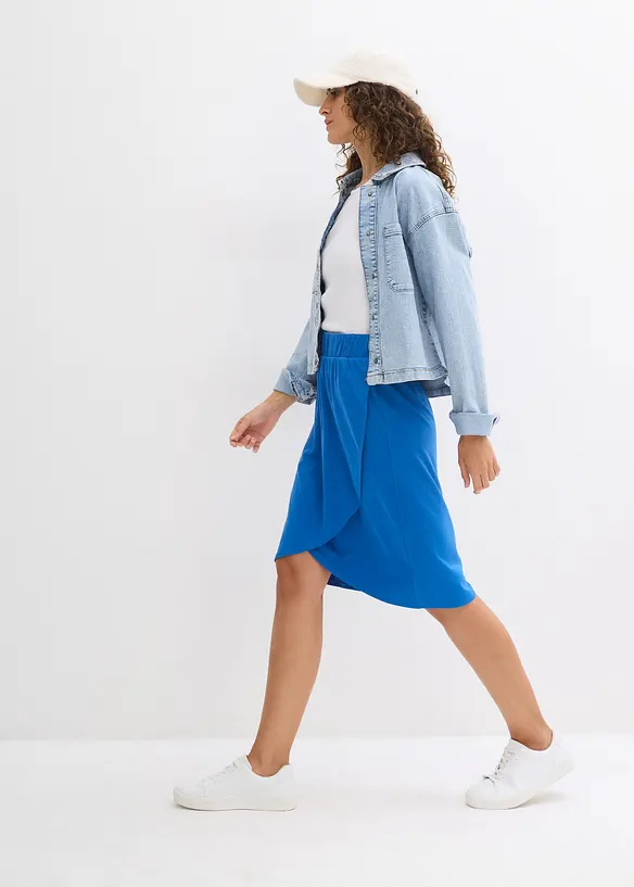 Jupe fluide en jersey viscose, bonprix