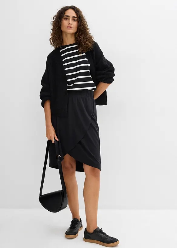 Jupe fluide en jersey viscose, bonprix