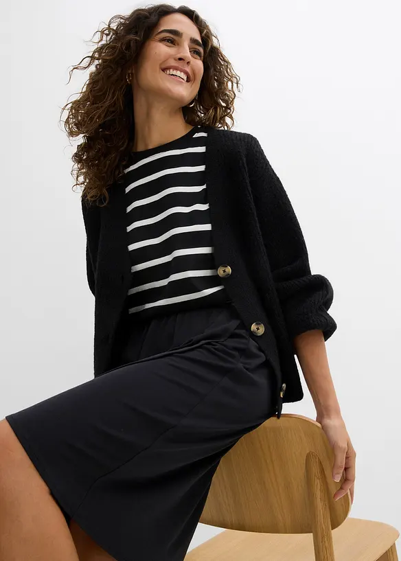 Jupe fluide en jersey viscose, bonprix