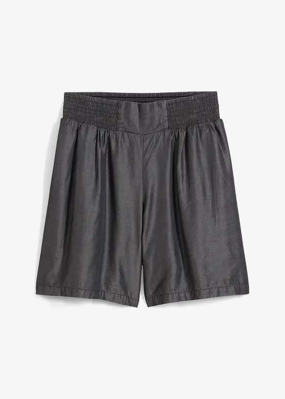 Short à taille élastiquée et smockée, bonprix