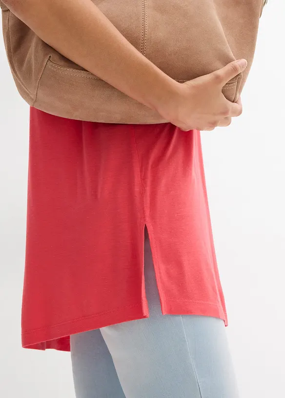 Long d&eacute;bardeur en viscose et lin, bonprix