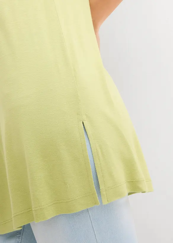 Long débardeur en viscose et lin, bonprix