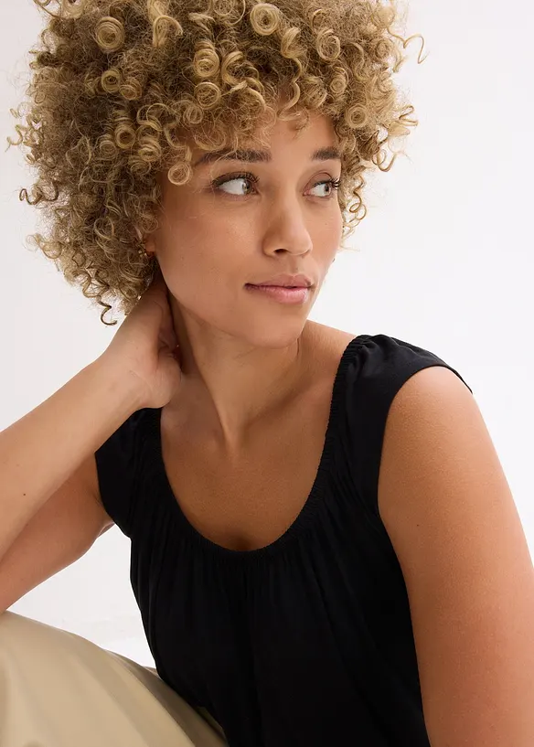 T-shirt doux en viscose extensible, bonprix