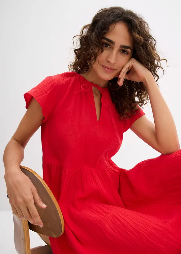 Robe en gaze de coton, bonprix