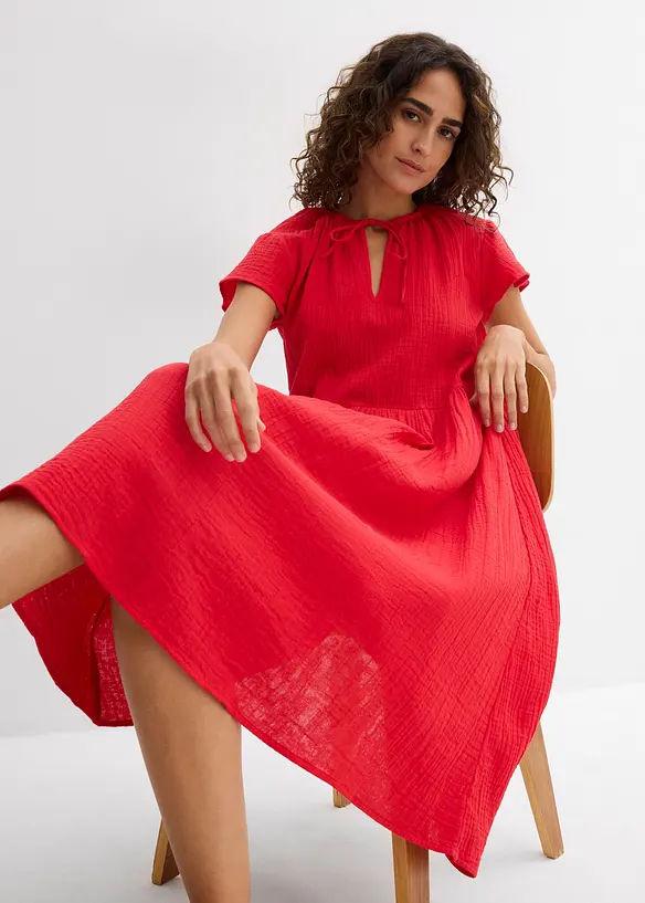 Robe en gaze de coton, bonprix