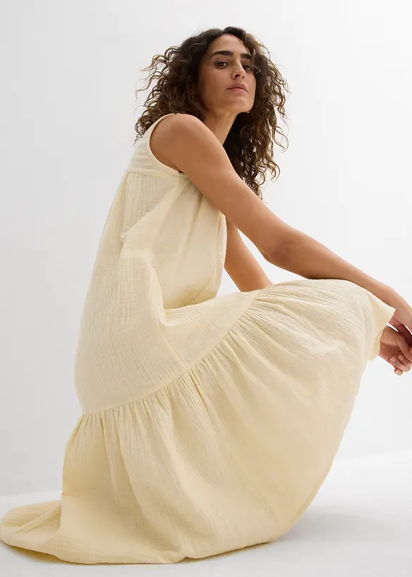 Robe l&eacute;g&egrave;re en gaze de coton, bonprix