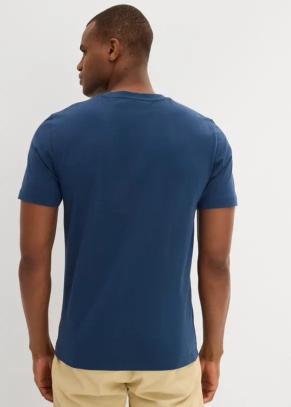 Lot de 2 T-shirts 100% coton, bonprix