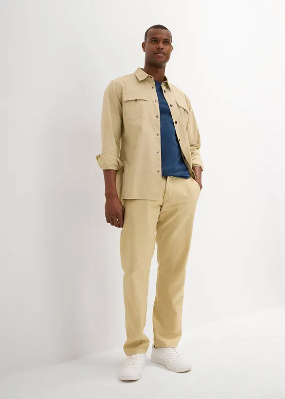 Lot de 2 T-shirts 100% coton, bonprix