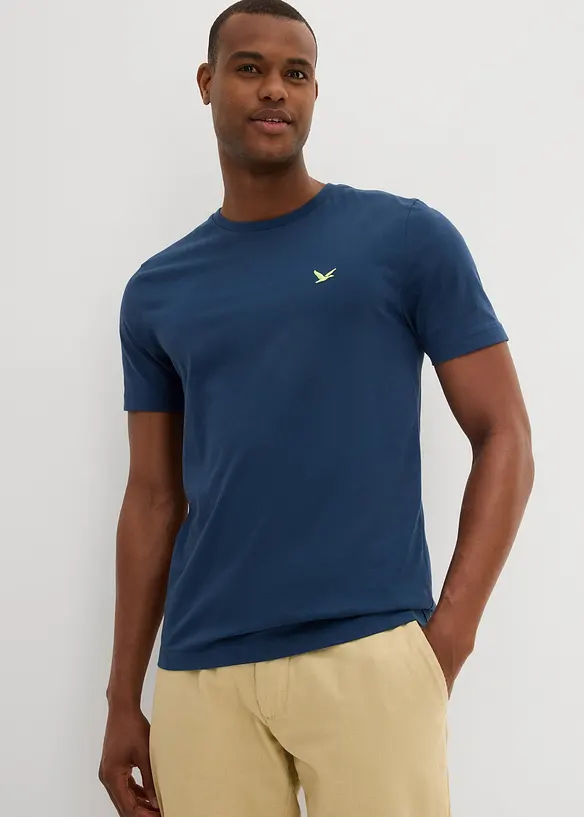 Lot de 2 T-shirts 100% coton, bonprix