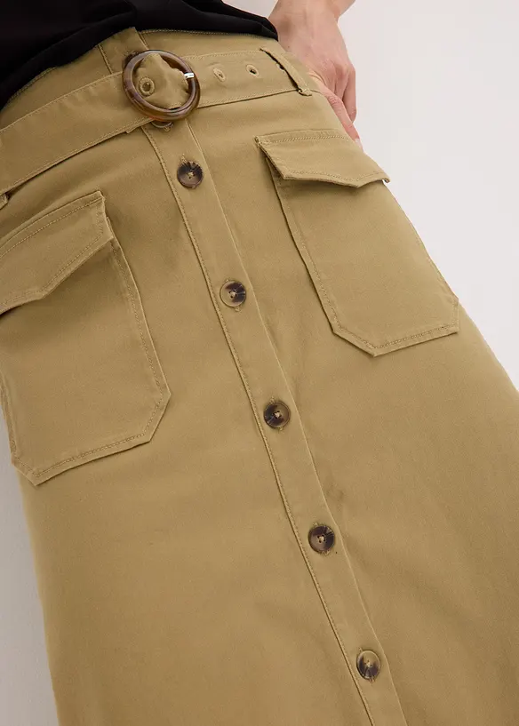 Jupe en twill, bonprix