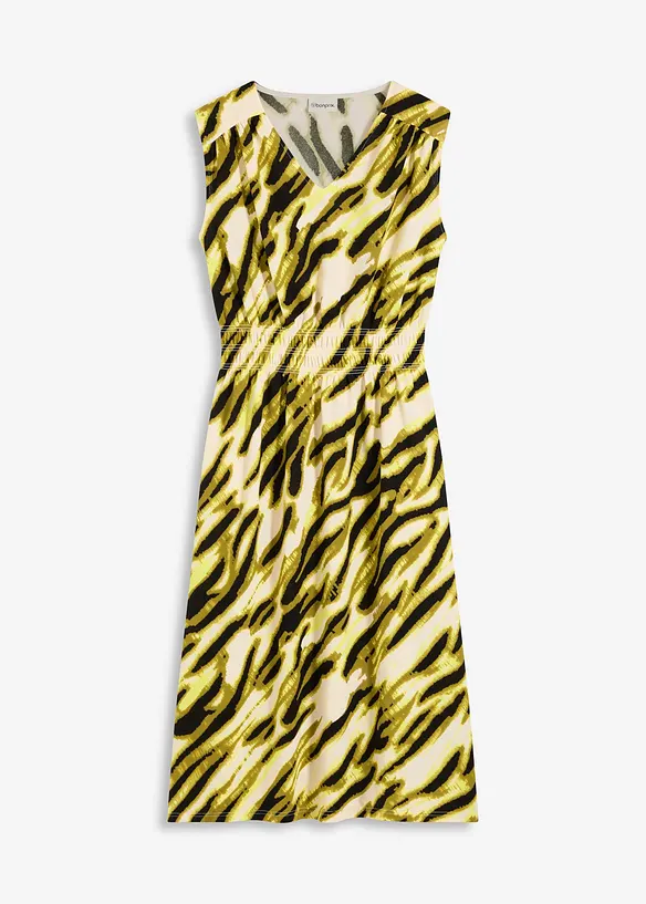 Robe en jersey à taille smockée, bonprix