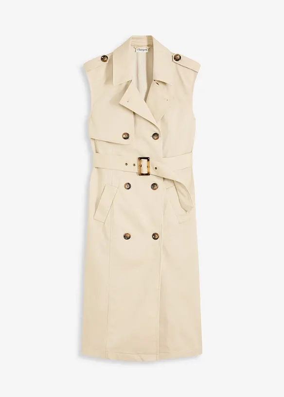 Robe trench avec ceinture (ens. 2 pces), bonprix