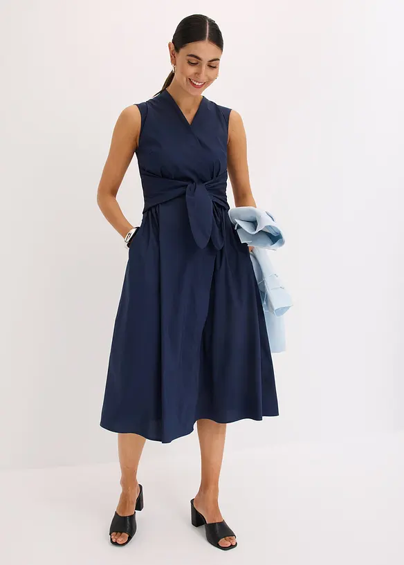 Robe à détail noué, bonprix