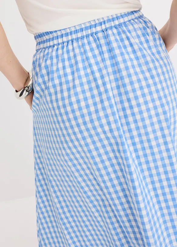 Jupe midi 100% coton, bonprix