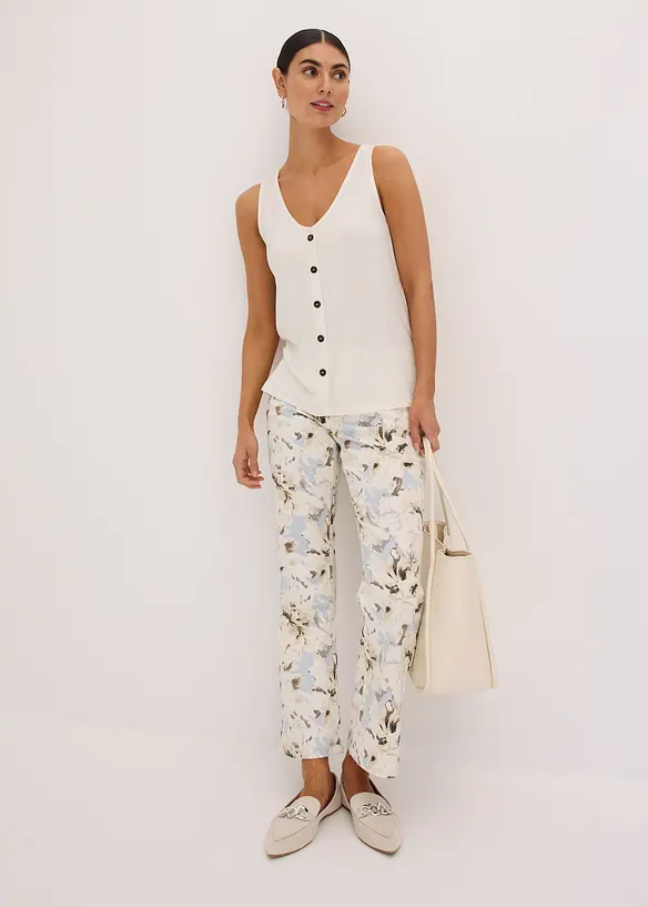 Top boutonné, bonprix