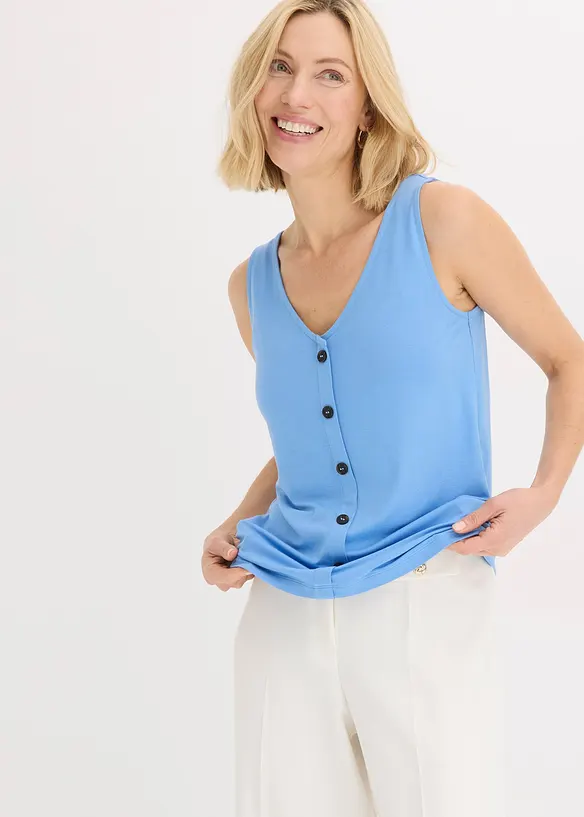 Top boutonné, bonprix