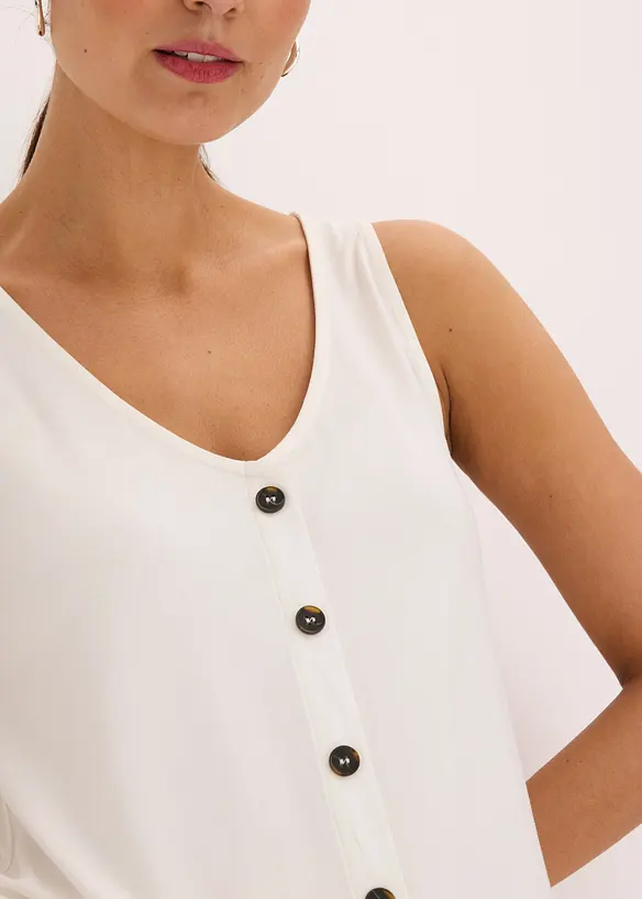 Top boutonné, bonprix