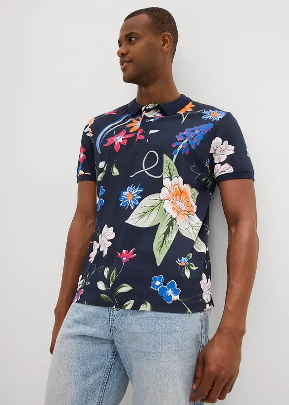 Polo 100% coton en maille piqu&eacute;e, bonprix