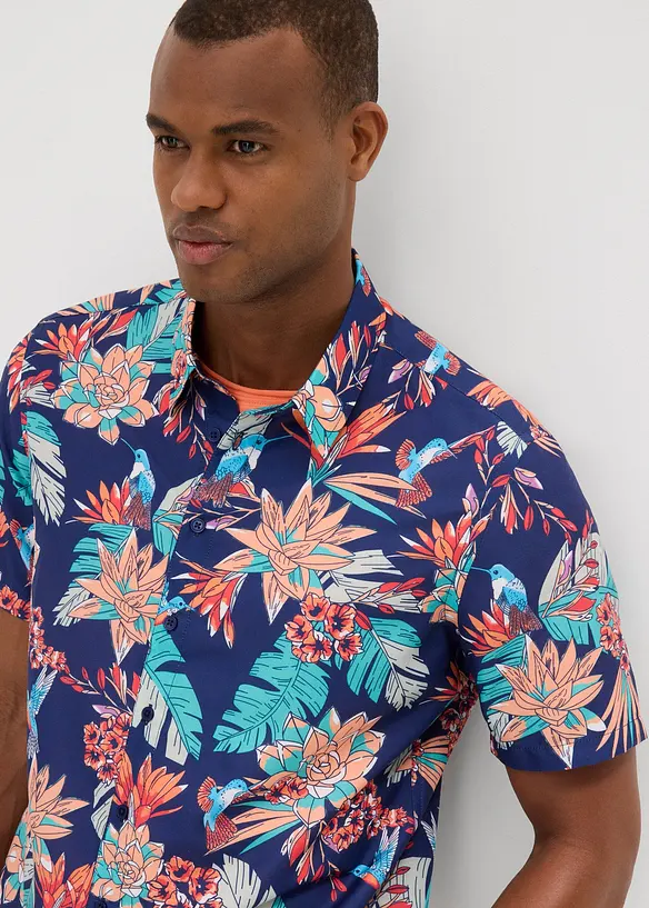 Chemise manches courtes en viscose, bonprix