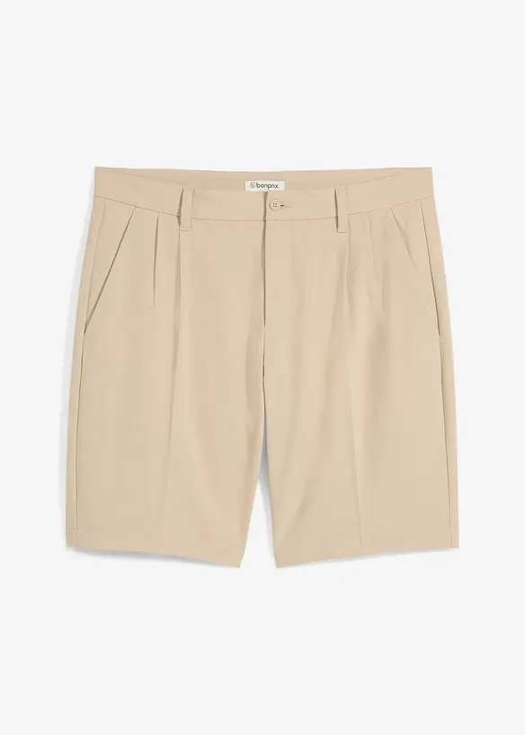 Bermuda chino à pinces, Regular, bonprix