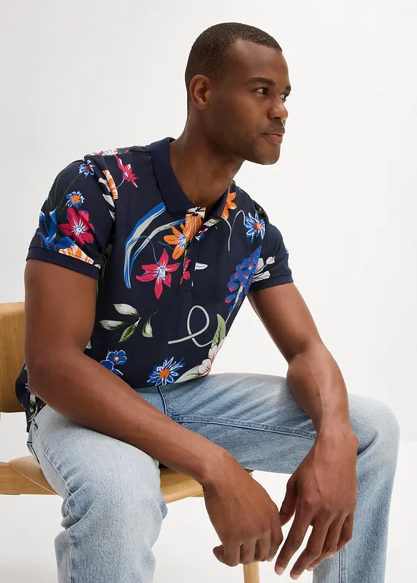 Polo 100% coton en maille piqu&eacute;e, bonprix