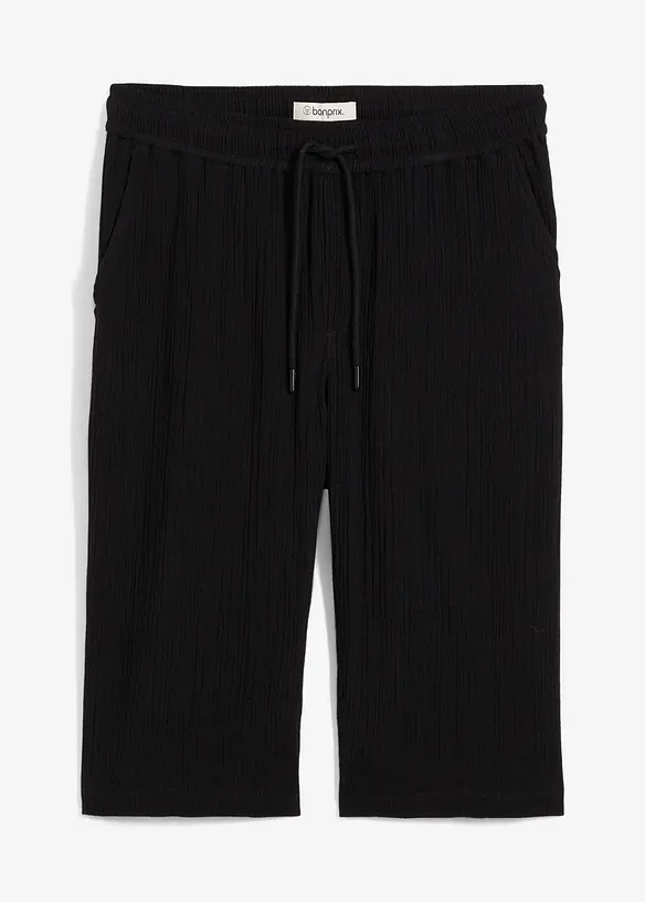 Bermuda long et ample en gaze de coton, bonprix