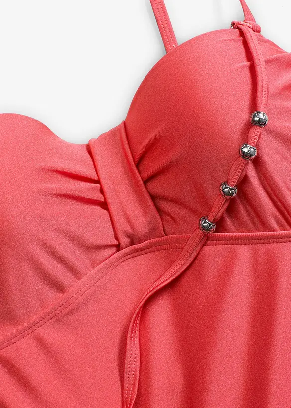 Maillot 1 pi&egrave;ce &agrave; armatures en mati&egrave;re brillante, bonprix